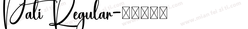 Pati Regular字体转换